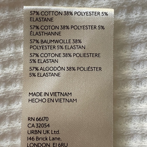 We The Free Coraline Oversized Thermal Top White Size Medium - Picture 11 of 14